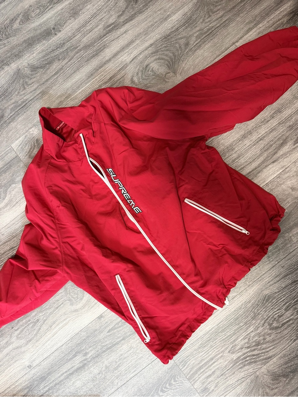 ❤️🔥 SUPREME RED TRACK JACKET ❤️🔥